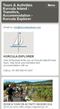 Mobile Screenshot of korculaexplorer.com
